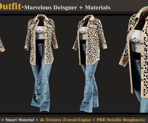 Girls Outfit-Models+Materials