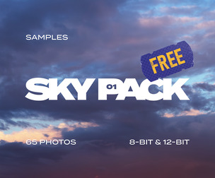 SKY PACK 01 / Sky photo references — FREE samples