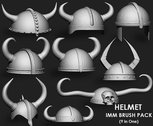 Helmet Collection IMM Brush Pack (9 in One) vol. 1
