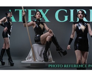 Latex Girl - Reference Photo Pack For Artists 398 JPEGs noAI