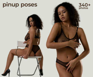 340+ Pin Up Girl Poses - Reference Pictures