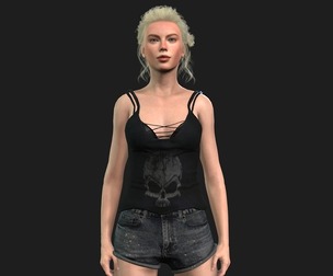 High Quality Female Character Model