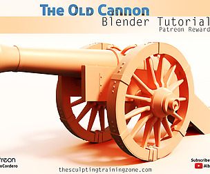 The Old Cannon - Blender Tutorial
