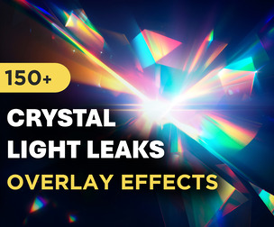 150+ Crystal Light Leaks Overlay Effects