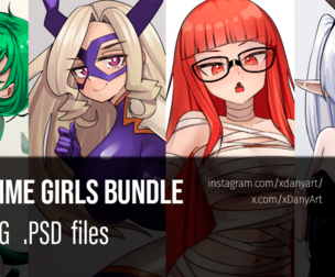 Anime girls Bundle