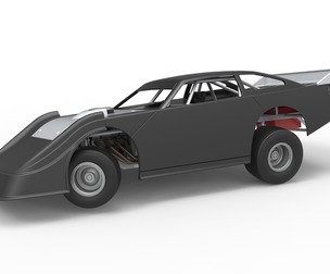 Australian Super Sedan while turning 1:25