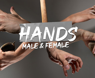 Hands - (Male & Female) - Reference Photo Pack For Artists 735 JPEGs noAI