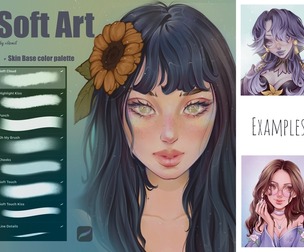 ⭐️ Soft Render Brushes for PROCREATE by elizmil
