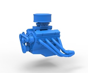 Engine of Australian Super Sedan 1:25