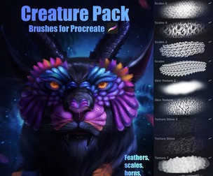 Creature Brushes for Procreate