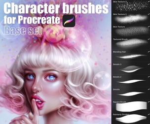 Character Brushes for Procreate - Base Set