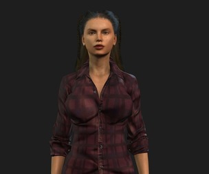 woman 3d model