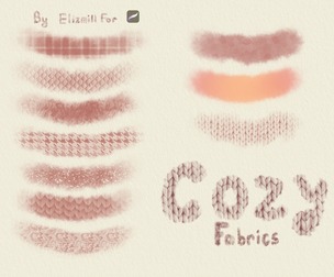 Cozy Fabrics textures for Procreate