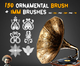 150 Ornamental Brush + Imm Brushes - Vol 28
