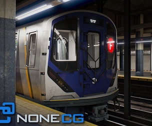 Subway Station w/ R211 Trains- Times Square & 42st