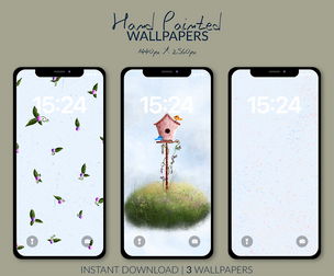Summer Bloom WALLPAPERS || Hand Painted Wallpapers || Android & iOS