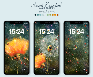 Dandelion's Love WALLPAPERS || Hand Painted Wallpapers || Android & iOS