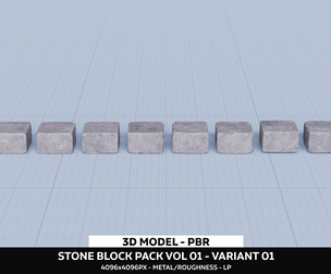 Stone Block Pack Vol 01 - Variant 01