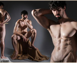 A Sculpturesque (Male Anatomy) - Reference Photo Pack For Artists 273 JPEGs noAI