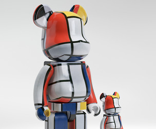 Bearbrick Piet Mondrian