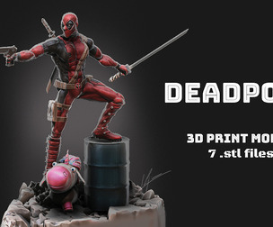 Deadpool Statue