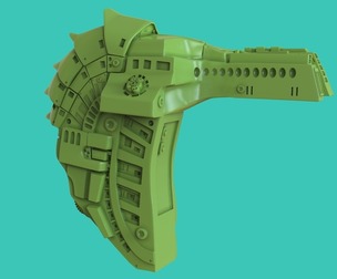 Predator Backpack Art Toy