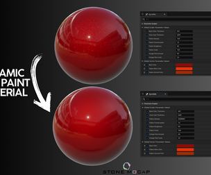 Dynamic Car Paint Material