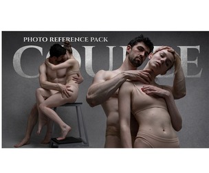 Couple - Reference Photo Pack For Artists 341 JPEGs noAI