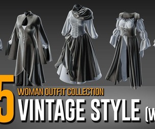 15 Woman's Vintage Style Wear Collection- VOL 23