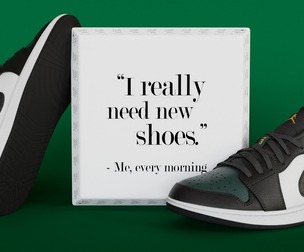 Shoes Nike Jodan Low GreenToe Model 3D