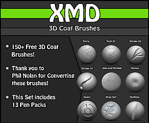 XMD 3D Coat PenPacks