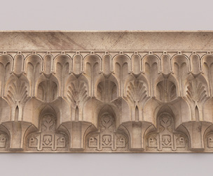 Classic Islamic Muqarnas Cornice 001