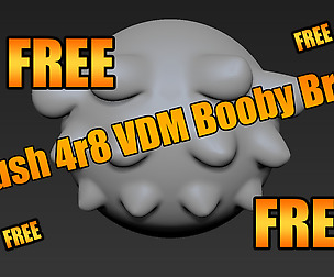 Zbrush 4r8 VDM Booby Brush