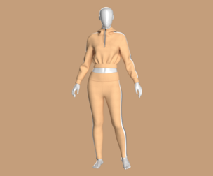Girls Hoodie with Leggings - Outfit | Marvelous | Blender