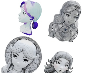 Charming Character Busts Collection