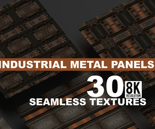 Industrial Metal Panels Seamless Textures