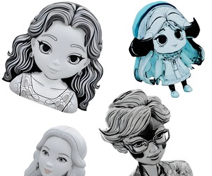 Anime Character Busts Collection - Decorative Series