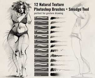 Gesture Drawing Brushes [Photoshop]