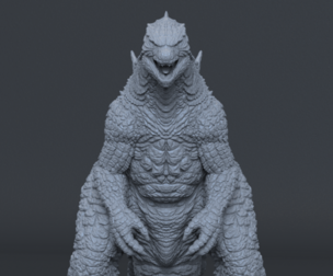 Godzilla (2014) Fearsome Pose for 3D Print