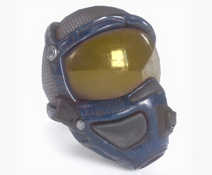 Sci-Fi Space Helmet