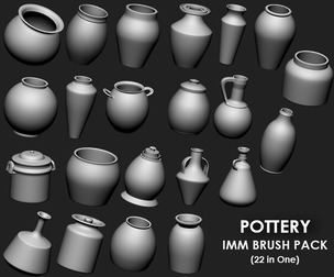 Pottery Collection IMM Brush Pack (22 in One) vol. 1