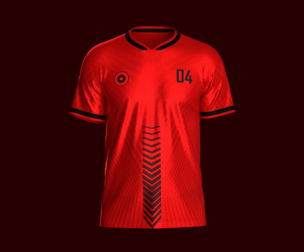 Soccer Red Jersey Player-04 | Marvelous | Blender