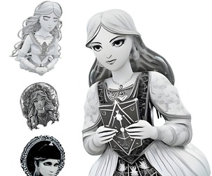 Ethereal Maiden Series - Medieval Fantasy Busts Collection