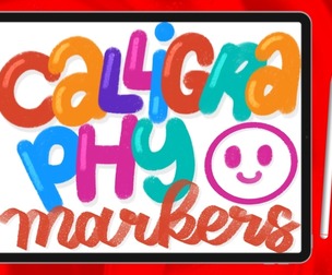 Calligraphy Markers for Lettering | Procreate Brushset
