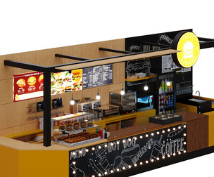 Fastfood And Coffee Kiosk