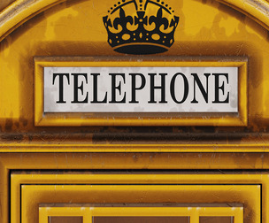 London telephone box