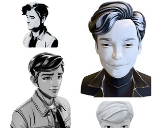 Contemporary Character Bust Collection