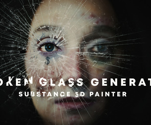 Broken Glass Generator Tool substance Painter