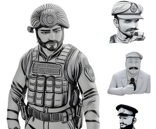 Stylized Hero Bust Collection