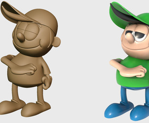 Jimmy toy 3d print miniature 3D print model